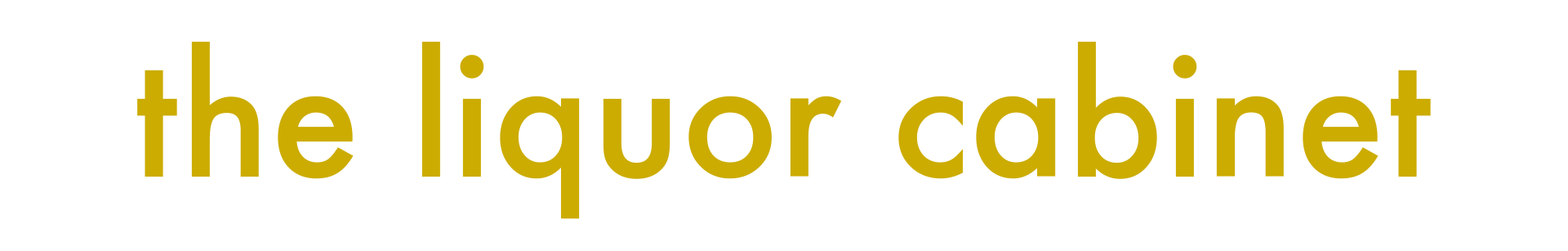 The Liquor Cabinet